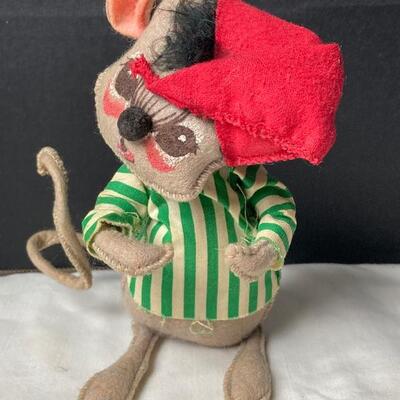 Lot #235 Vintage Christmas Decor and Ornaments AnnaLee Mouse