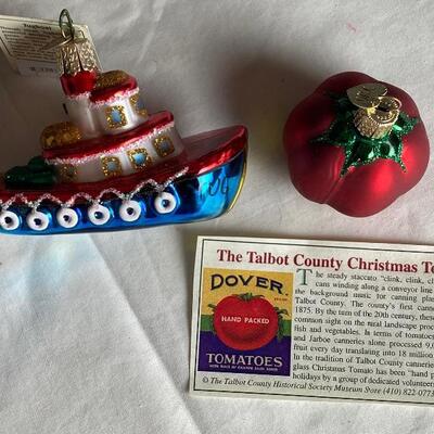 Lot #252 Old World Christmas Ornaments 