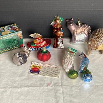 Lot #252 Old World Christmas Ornaments 