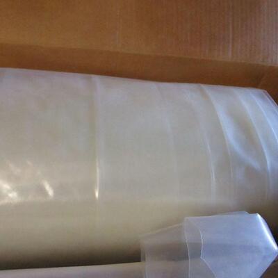 Lot 15 - Box Of Heavy Thick Mil Plastic Sheeting -  6 mil