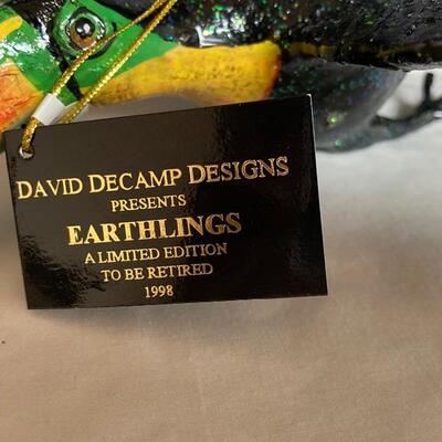 Lot #253 Bird Ornaments David DeCamp Designs Earthlings Ornaments 