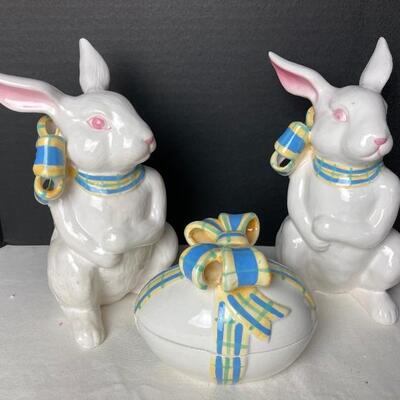Lot #254 Hallmark Keepsake Easter Ornaments and Easter Decor