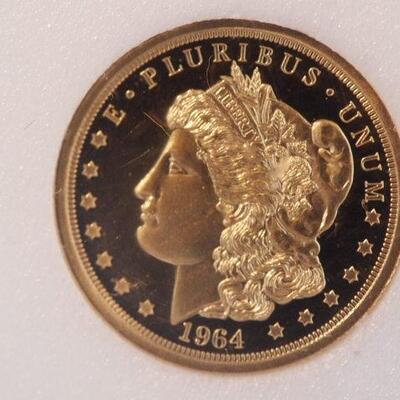 1964  1/10th oz. 24ct Gold $5.00 Gold coin