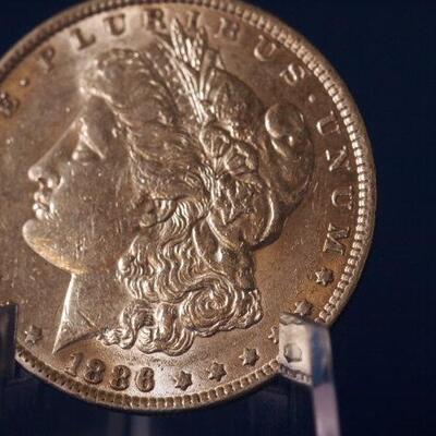 1886 P Uncirculated Silver Dollar 123