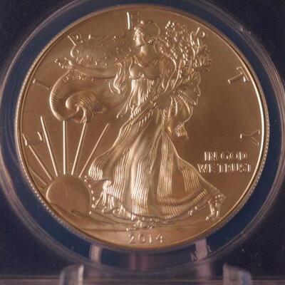 2014 Slabbed MS 69 Certified Silver American Eagle