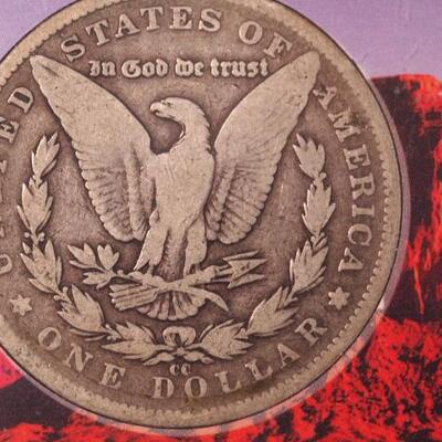 1891 CC Slabbed Silver Dollar