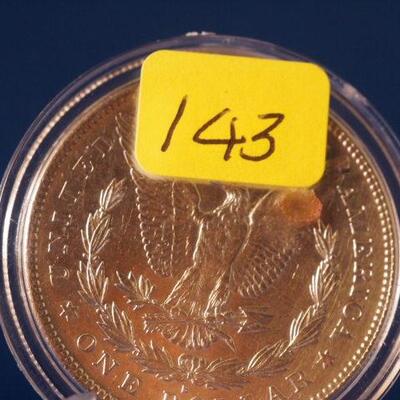 1878 D Unc Morgan Silver Dollar  143