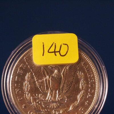 1886 P UNC Morgan Silver Dollar  140