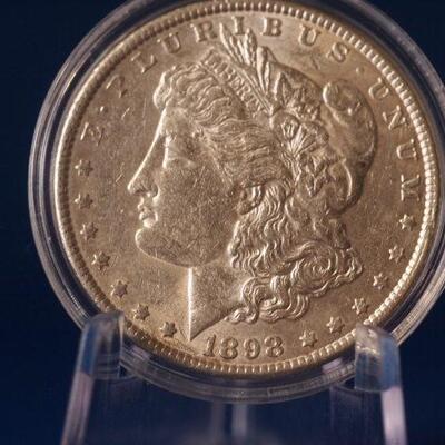 1898 P UNC Morgan Silver Dollar  128 