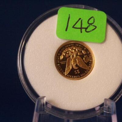1964 1/10th oz Fine Gold 148