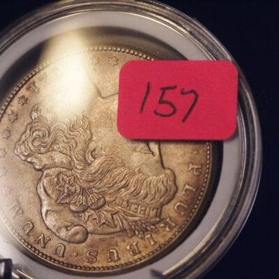 1921 P UNC Morgan Silver Dollar  157