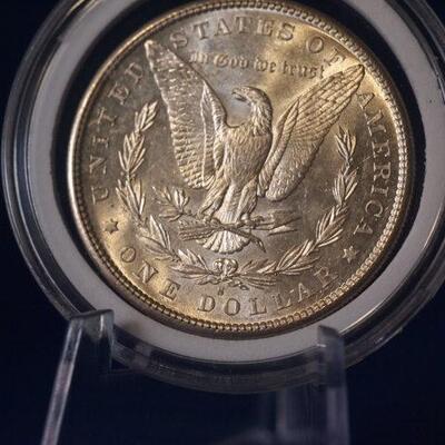 1881 S UNC Morgan Silver Dollar  156