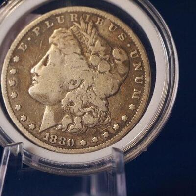 1880 P Morgan Silver Dollar  155