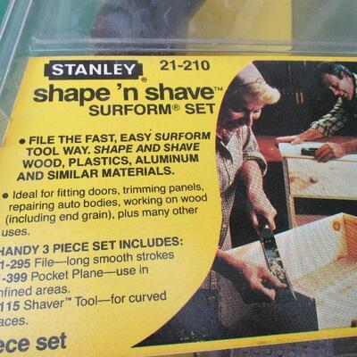 Lot 162- Stanley Shape N' Shave Surform Set