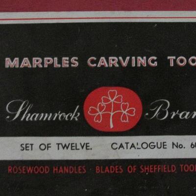 Lot 163- Marples Carving Tools