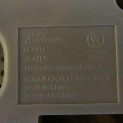 Lot 166- Sunbeam Fan Forced Heater