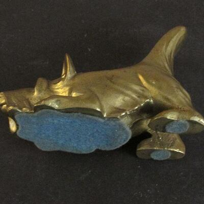 Lot 174- Vintage Scotty Dog Brass Pipe Holder