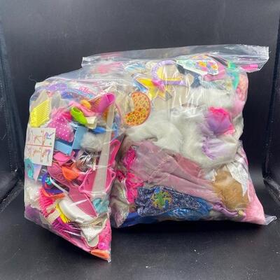 Huge Lot of Vintage Barbie Clothes and Accessories