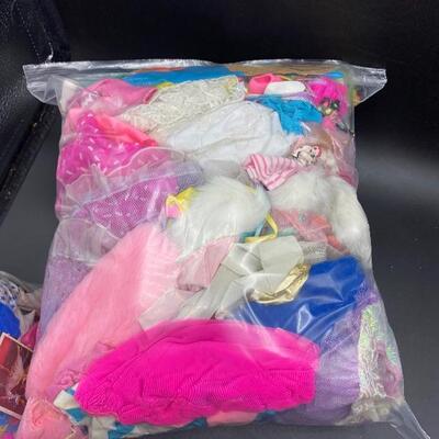 Huge Lot of Vintage Barbie Clothes and Accessories