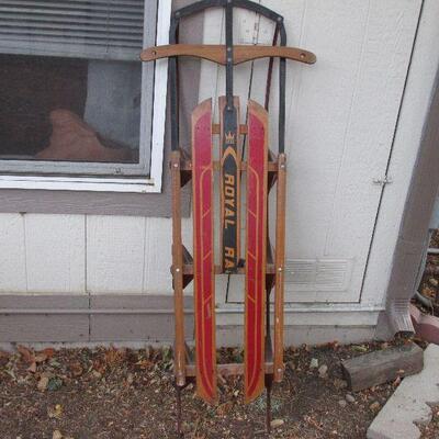 Lot 180- Vintage Royal Racer Sleds