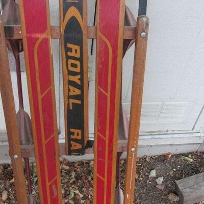 Lot 180- Vintage Royal Racer Sleds