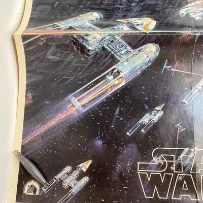 Lot# 11 S Original 1977 Star Wars Poster 20th Century Fox 