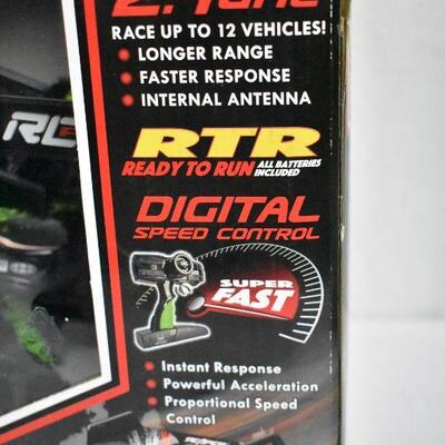 New Bright 1:10 Radio Control Pro Reaper - Green. NO DRIVE, AS IS for parts