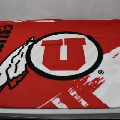 3 Fleece Blankets, University of Utah U of U Utes