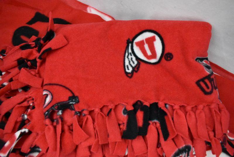 3 Fleece Blankets, University of Utah U of U Utes