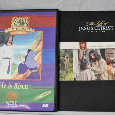Pair of DVDs - Life of Jesus Christ & Animated Stories from the New Testament