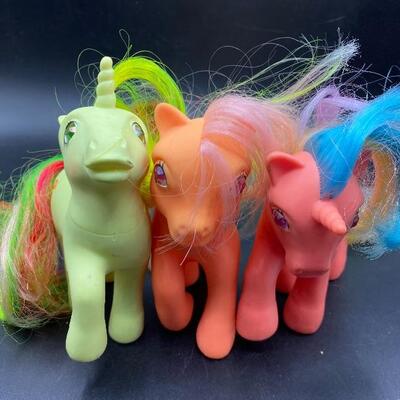 1987 My Little Pony Jewel Eyes Ponies Set of 3