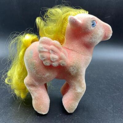 Set of 3 Flocked My Little Pony So Soft Fuzzy Ponies