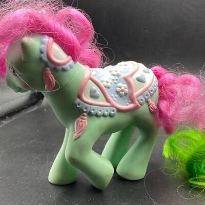 Pair of 1989 My Little Pony Merry Go Round Ponies