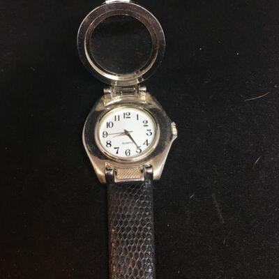Wrist Watch with Window Cover
