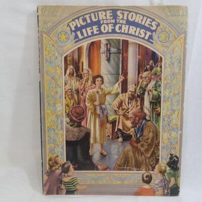 Lot 295 Picture Stories from the Life of Christ Vintage Book