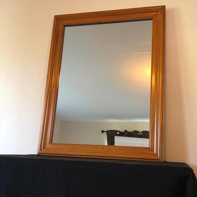 Lot 5 - Framed Mirror & Needle Point  