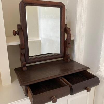 Antique Shaving Mirror - Excellent Condition 