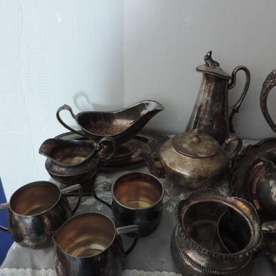 VINTAGE SILVER COMPANY PIECES