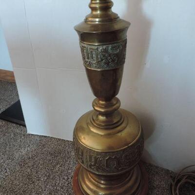 VINTAGE BRASS TABLE LAMPS