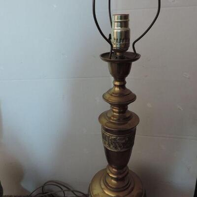 VINTAGE BRASS TABLE LAMPS