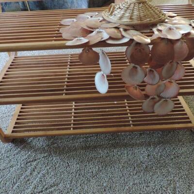 BAMBOO SHELVING AND WICKER