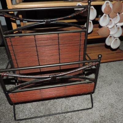 BAMBOO SHELVING AND WICKER
