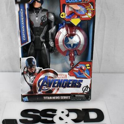 Marvel Avengers: Endgame Titan Hero Power FX Captain America Figure - New