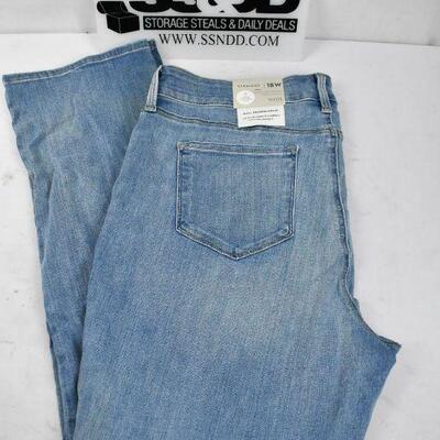 Women's Jeans by NYDJ. Marilyn Straight Cut size 18W - New