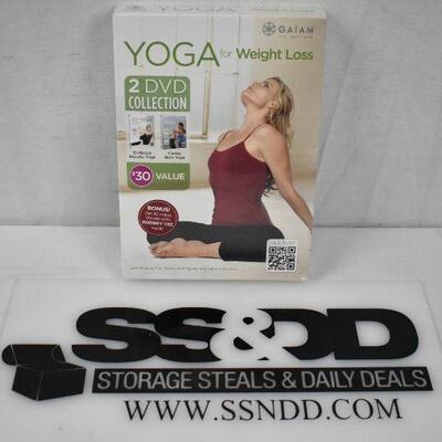 Yoga for Weight Loss 2 DVD Collection. Sealed - New
