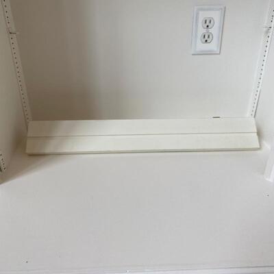 Single White Wall Shelf 