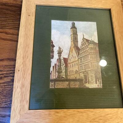 European art scene  framed 
