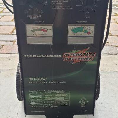 Interstate Batteries INT - 3000 Battery Charger, Starter and Tester 