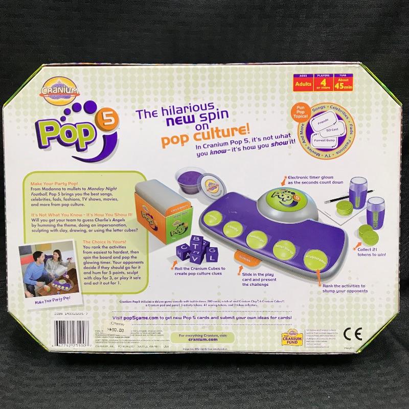 Cranium Pop5 Interactive Family Game