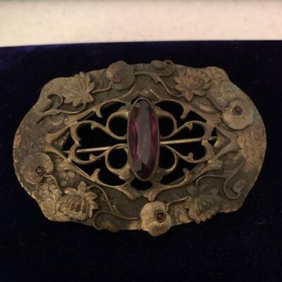 Victorian jeweled pin